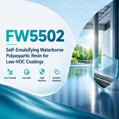 FW5502: Resina poliaspártica a base de agua autoemulsionante para recubrimientos con bajo contenido de COV